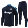 Chelsea Training Sweatshirts Quarter-zip 2024-25 Schwarze Für Herren